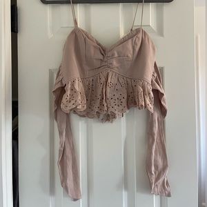 Indikah strapless top. Size small.